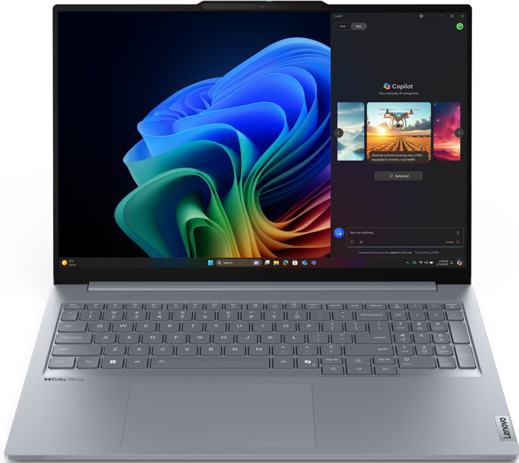 Lenovo ThinkBook 16 G7 QOY - Snapdragon® X Plus X1P-42-100 (3.40GHz