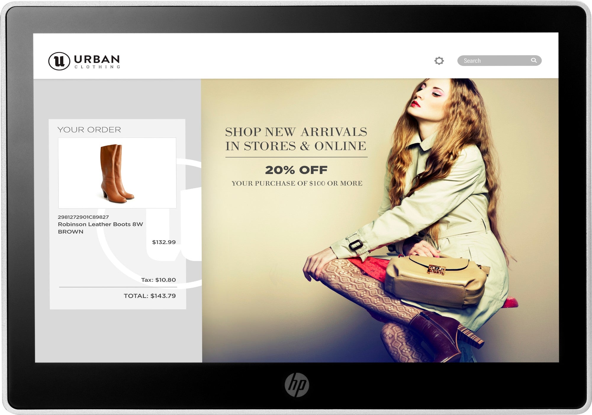 HP 7010t 10.1Inch Touch Monitor