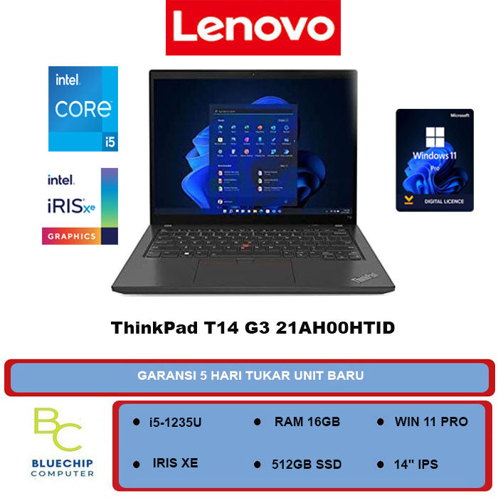 ThinkPad T14 G3 - 14", 16GB, 512GB SSD