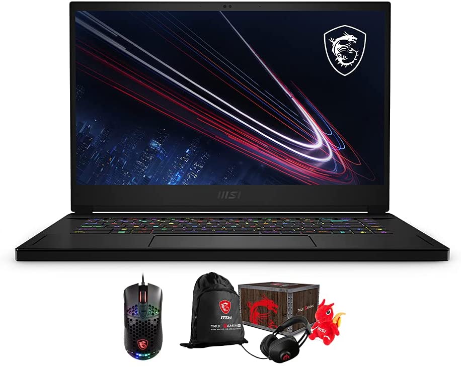 MSI GS66 Stealth 15.6 inch Ultra Thin and Light Gaming Laptop Intel Core i9-11900H RTX3080 64GB 1TB NVMe SSD Win10PRO VR Ready