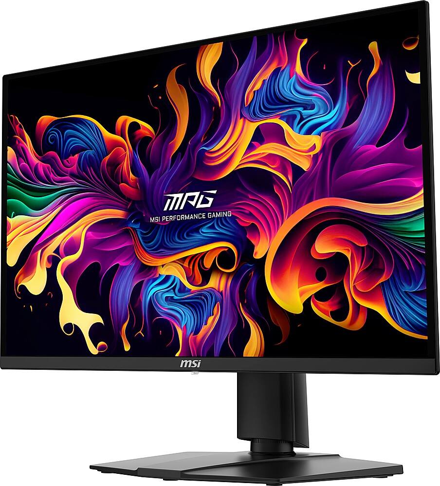 27Inch Metallic Black - OLED Panel; 2560x1440 QHD Resolution; Adaptive Sync; True Black HDR 400; 360Hz Refresh Rate; Tilt, Swivel, Height and Pivot Adjustable