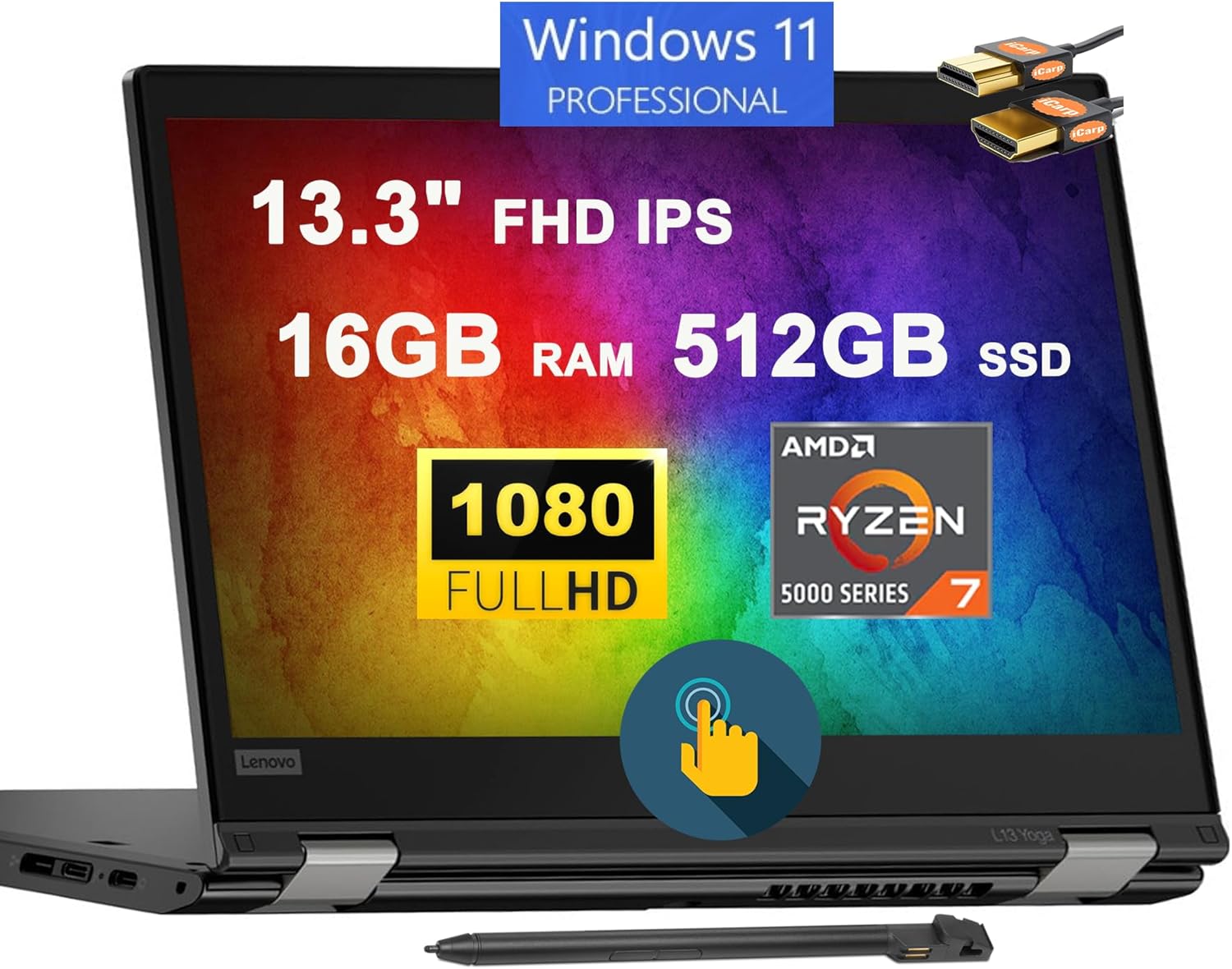 ThinkPad L13 Yoga - 13", 16GB, 256GB SSD