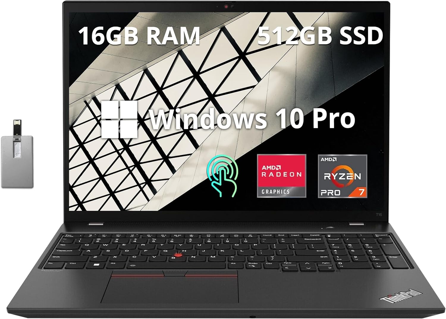 ThinkPad T16 AMD - 16", 16GB, 512GB SSD