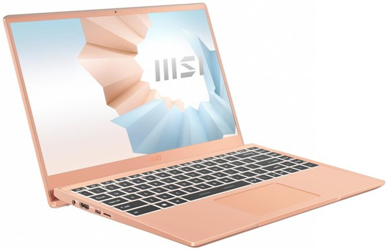 MSI Modern 14 14in Ultra Thin and Light Professional Laptop Intel Core i7-1165G7 MX450 16GB 512GB NVMe SSD Win10