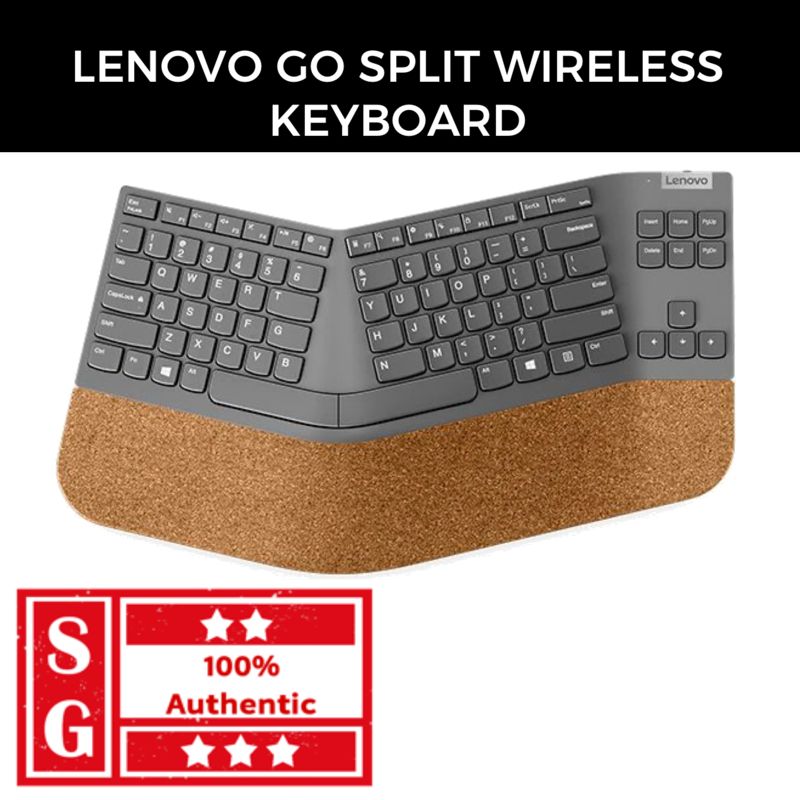 Lenovo Go Wireless Split Keyboard - US English