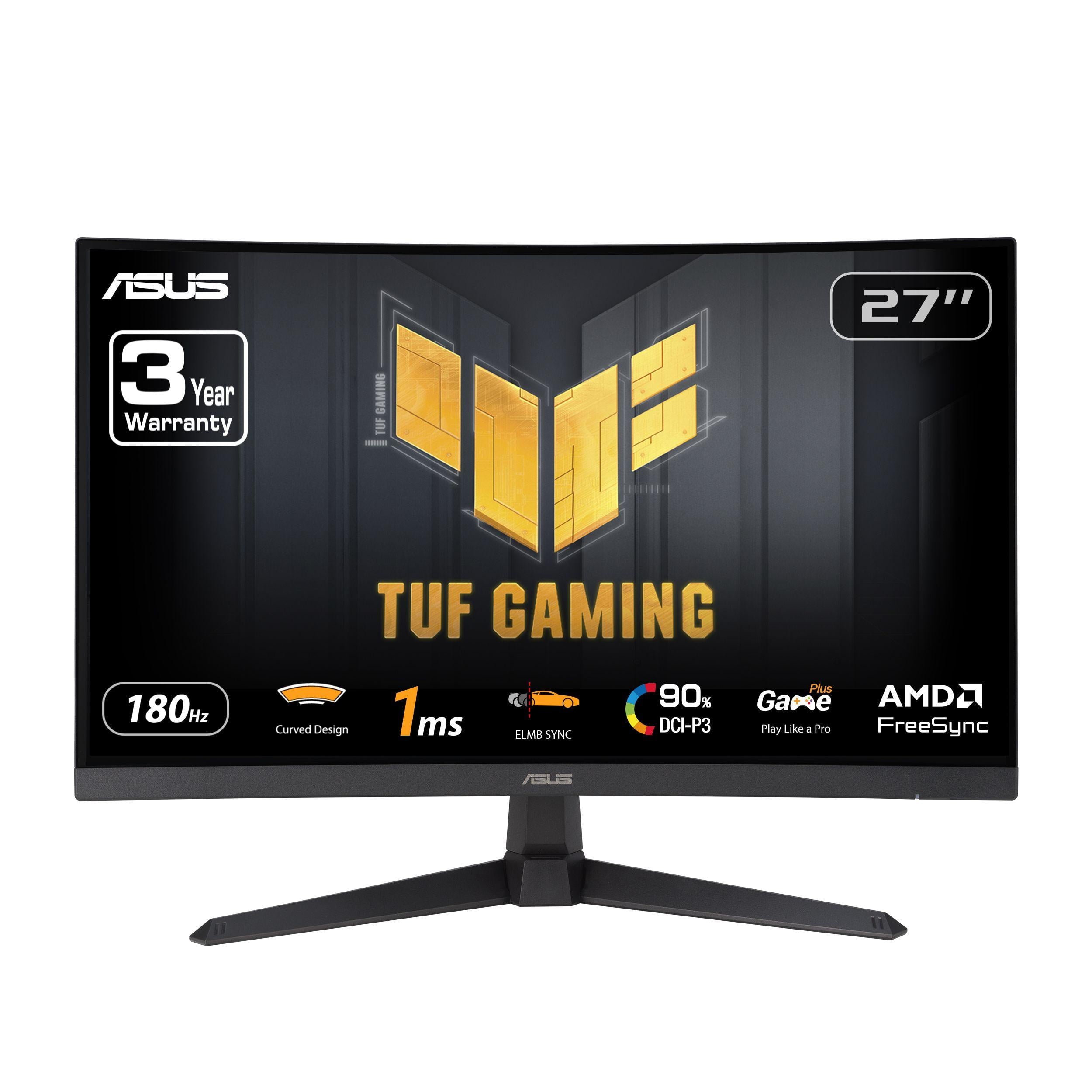ASUS TUF Gaming 27Inch 1080P Curved Monitor (VG27VQ3B) Full HD