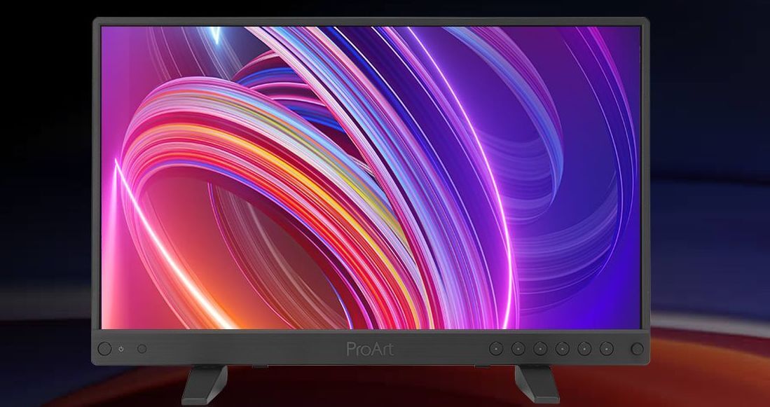 ASUS ProArt Display 15.6 4K HDR SDI Professional Monitor (PA16USV) - UHD (3840 x 2160), IPS, HDR, 10, 100% sRGB/Rec.709, Eless than2, Calman Verified, 12G, SDI, HDMI, USB