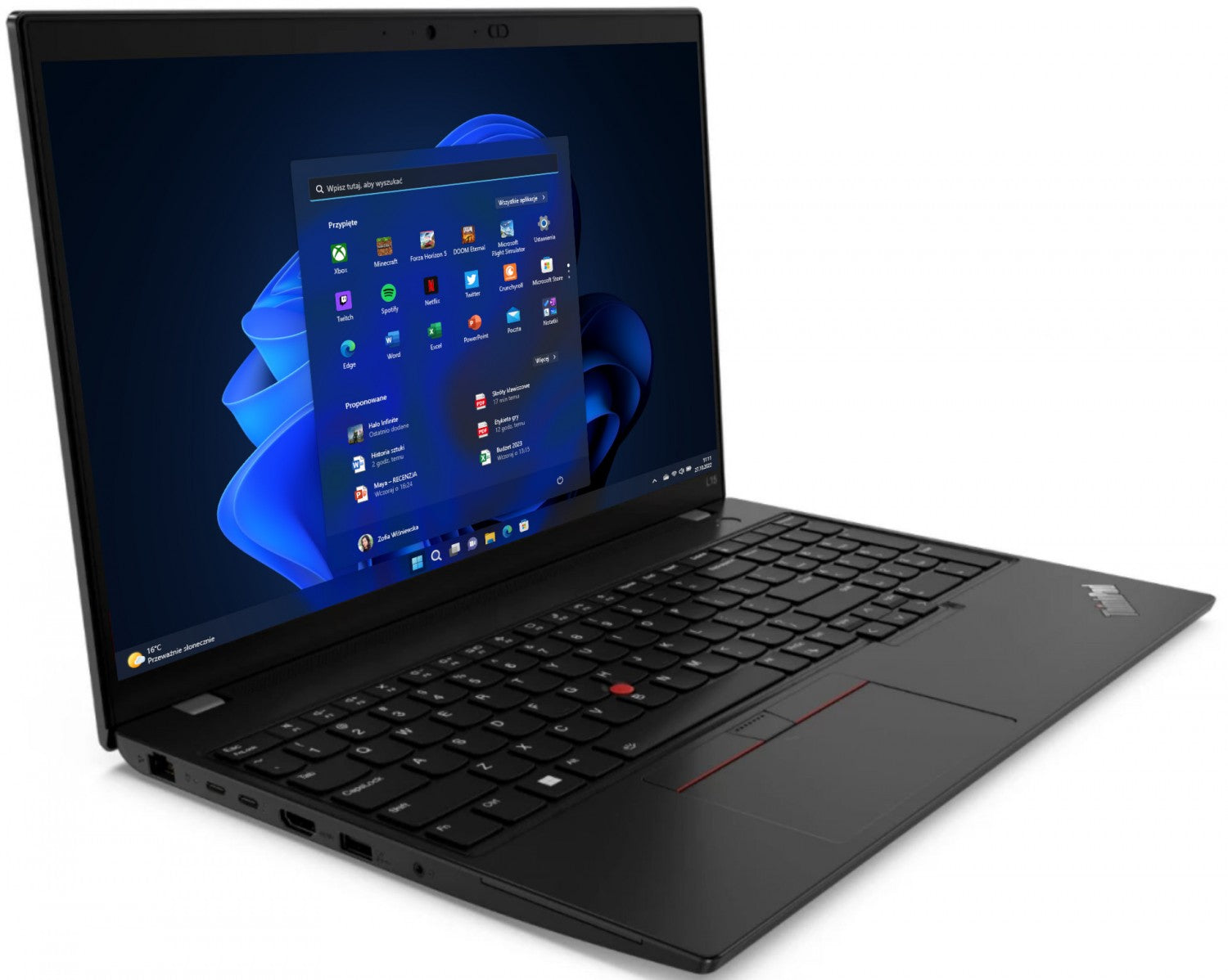 ThinkPad L15 G4 - 15", 16GB, 512GB SSD