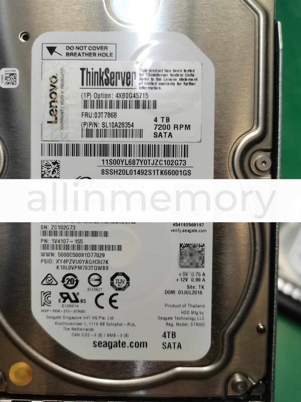 ThinkCentre 1TB 7200rpm SATA 7mm 2.5'' Hard Drive