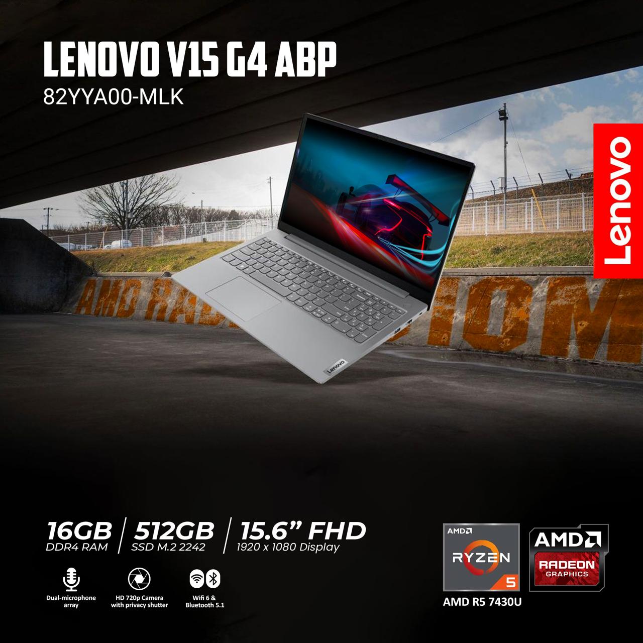 Lenovo V15 G4 ABP - AMD Ryzen™ 5 7430U (2.30GHz