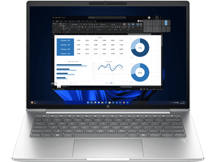 MANUFACTURER RENEWED HP ProBook 445 14 inch G11 W11P - 64 AMD Ryzen 5 7535U 2.9GHz SSD 256GB 16GB(2x8GB) DDR5 14.0WUXGA WLAN BT BL Cam Rfrbd NB PC refurb