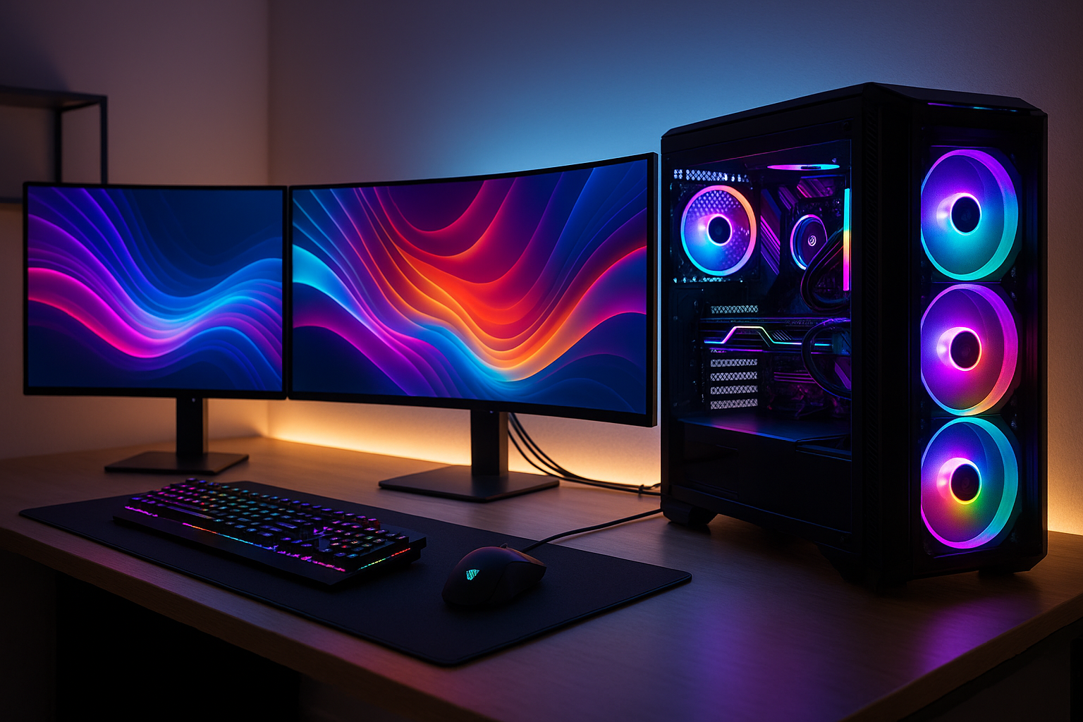 Desktop Computer Stunning Image