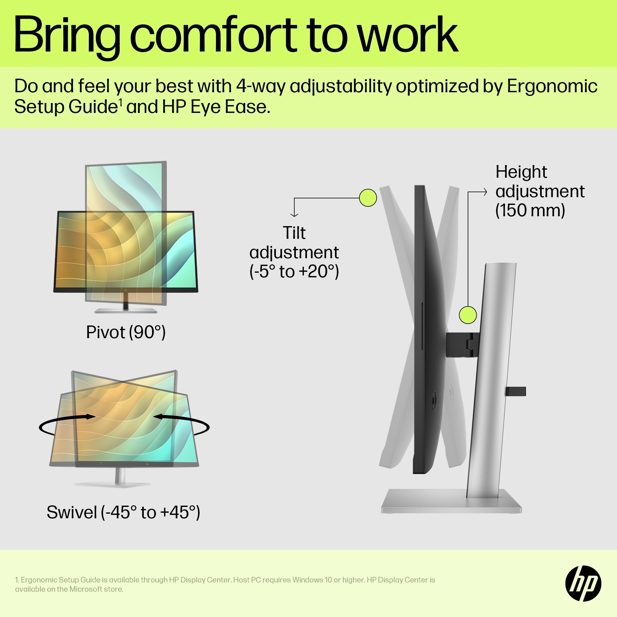 HP E27u G5 QHD USB - 27Inch