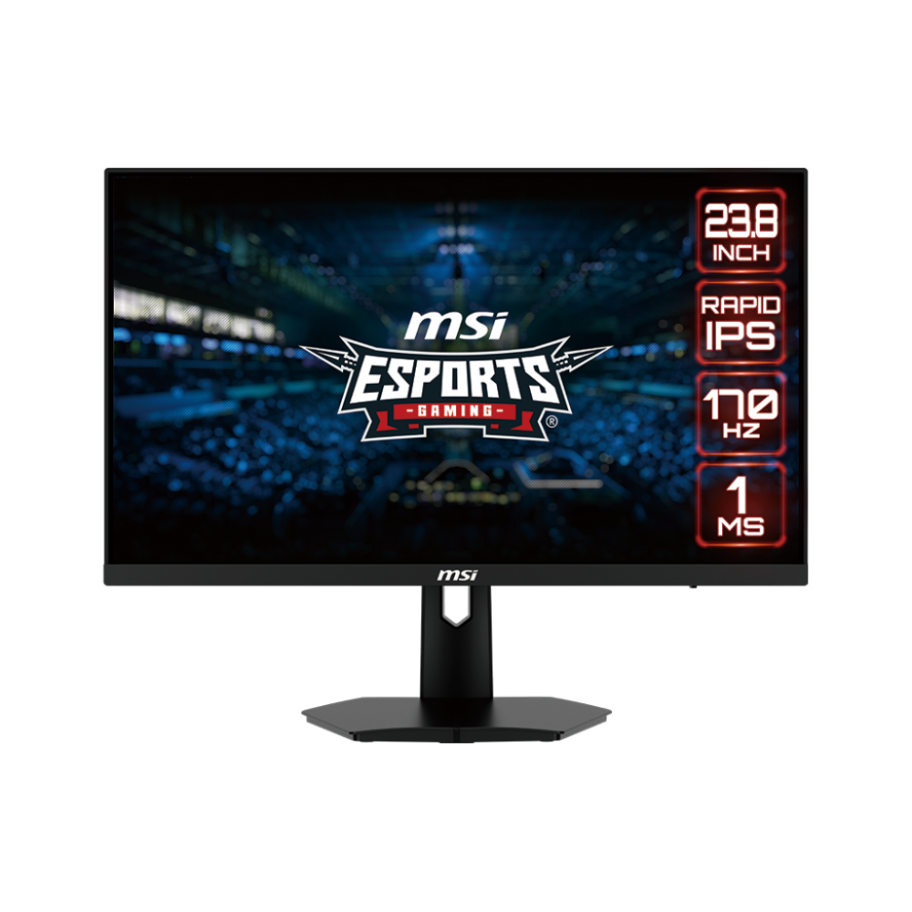 MSI 24Inch WHITE IPS FHD 16:9 100HZ HDMI 1.4 USB-C TILT SWIVEL HEIGHT PIVOT SPEAKERS