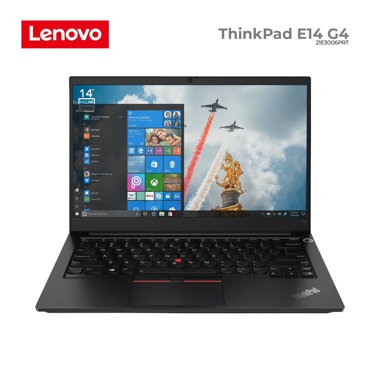 ThinkPad E14 G4 - 14", 16GB, 512GB SSD