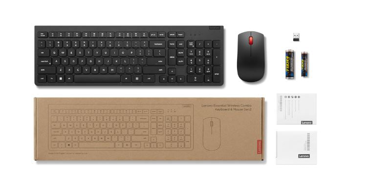 Lenovo Professional Wireless Combo Keyboard & Mouse (French Canadian 445)
