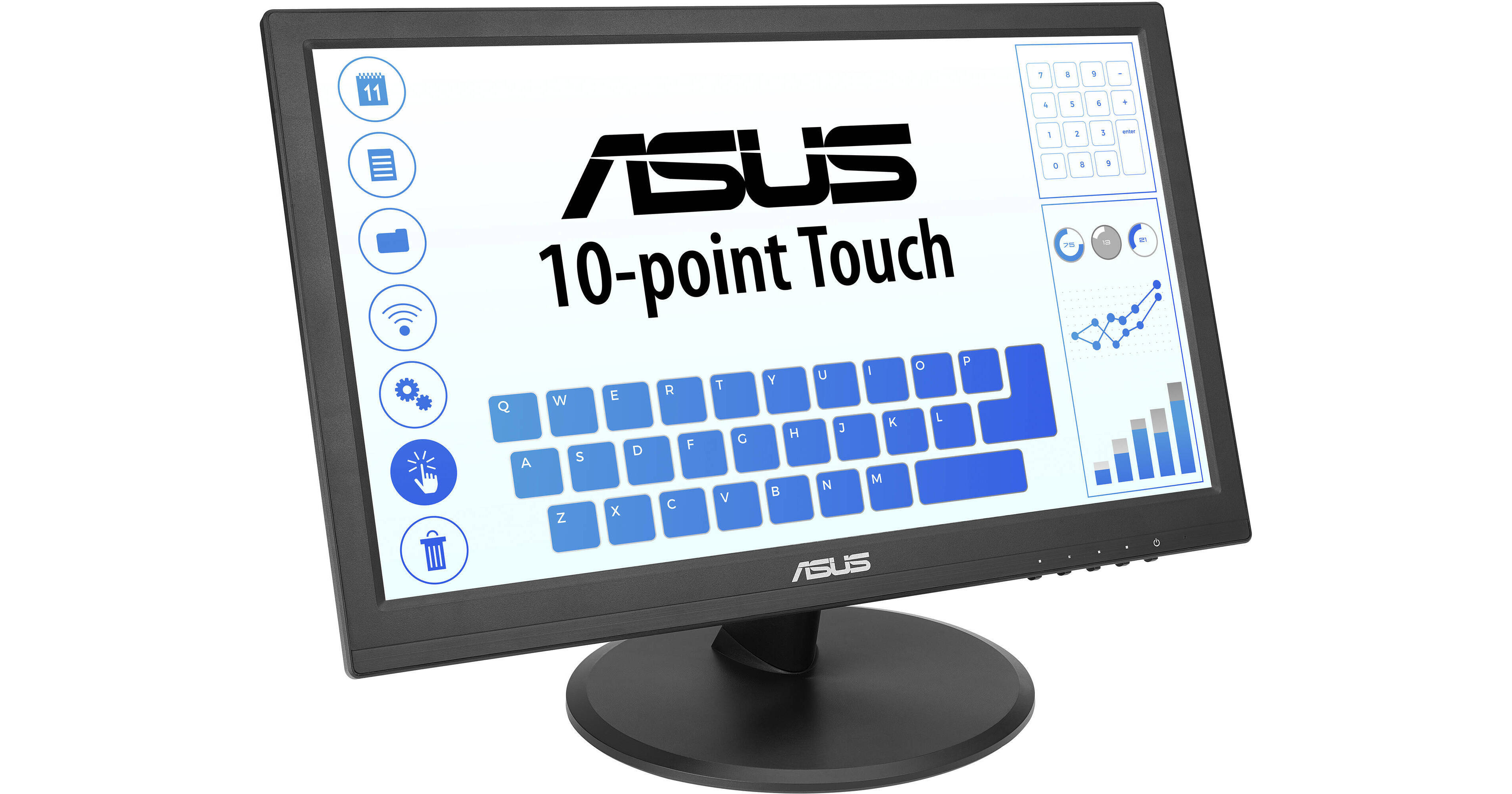 ASUS 15.6Inch Touch Monitor VT168HR WXGA 1366 x 768