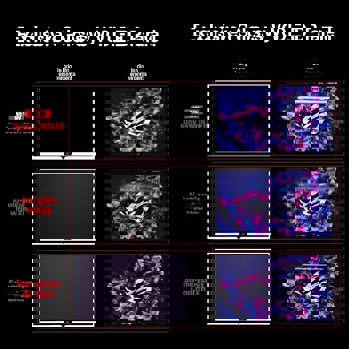 ASUS ROG Strix 27Inch 1440P OLED Gaming Monitor (XG27AQDMG) - QHD, Glossy OLED, 240Hz, 0.03ms, Custom Heatsink, Anti