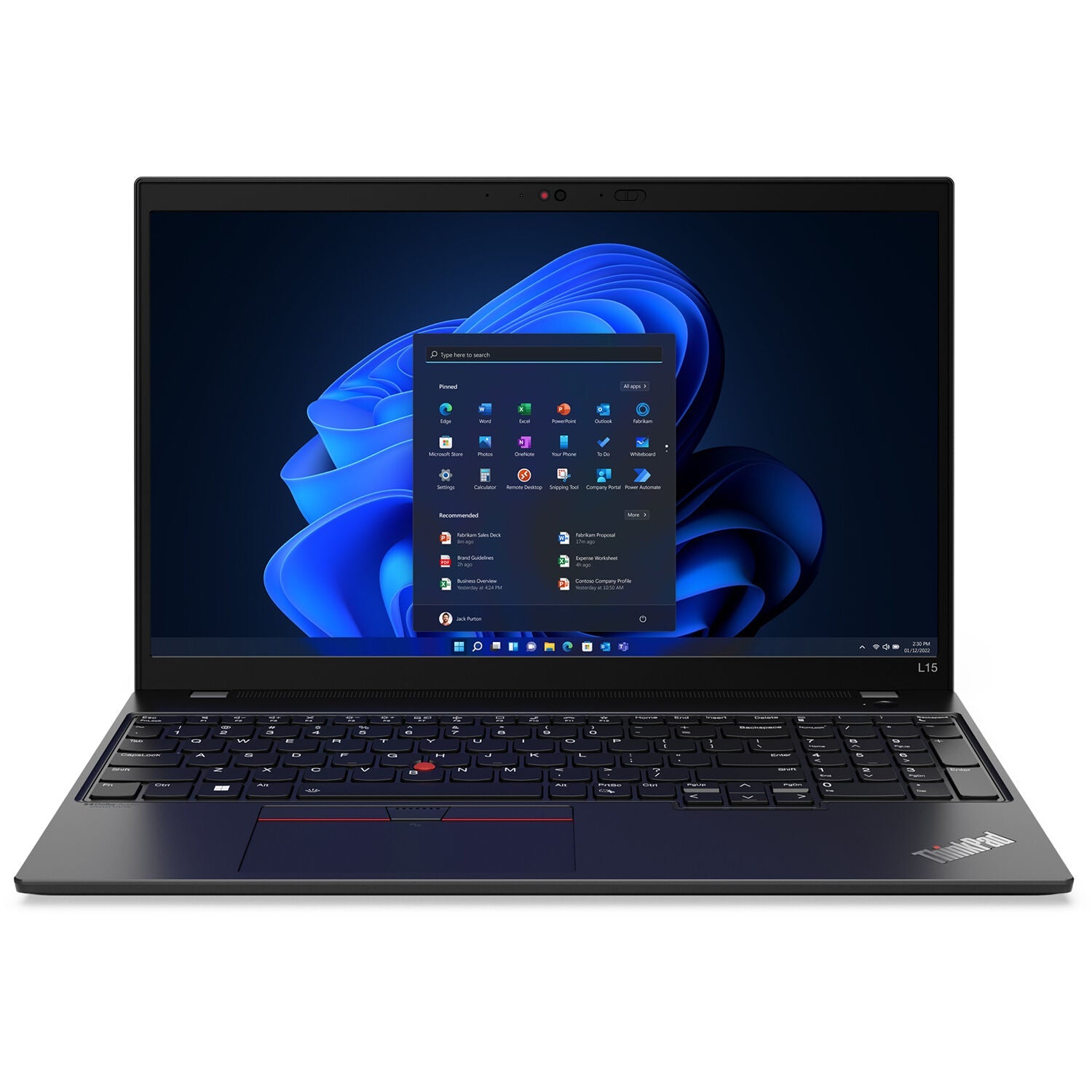 ThinkPad L15 G3 - 15", 16GB, 256GB SSD