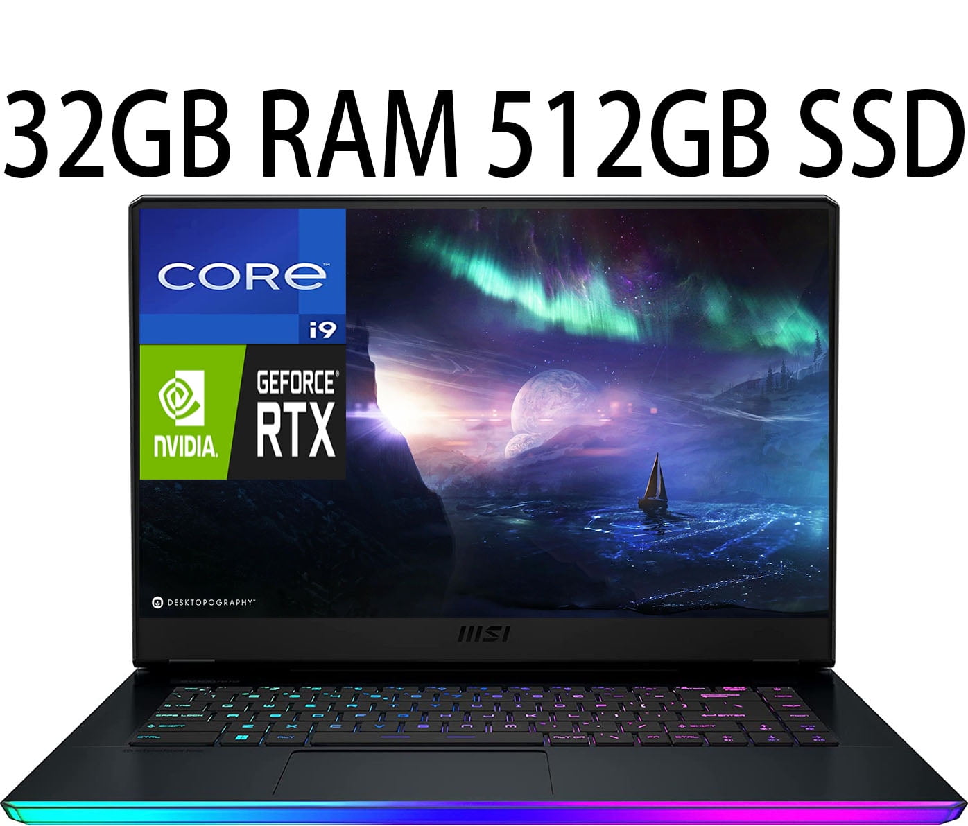 MSI Raider GE66 15.6 inch UHD 4K 120Hz Gaming Laptop Intel Core i9-12900HK RTX3080TI 32GBDDR5 1TB NVMe SSD Win11