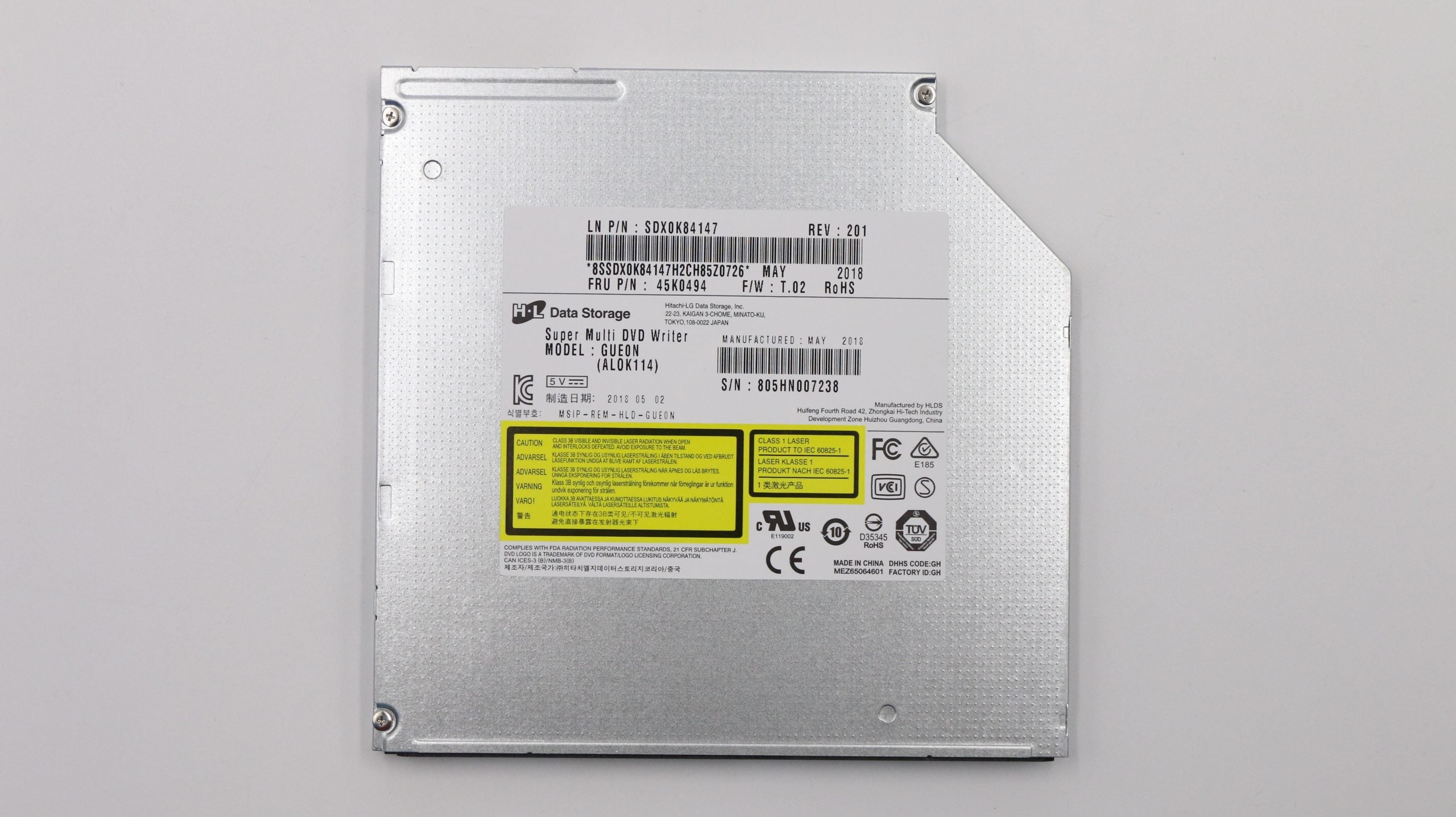 ThinkCenter Tower 9.0mm DVD ROM-M910t