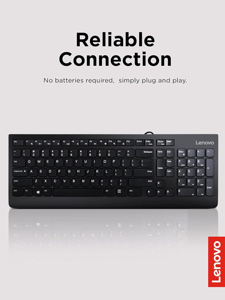 Lenovo 300 USB Keyboard - US English