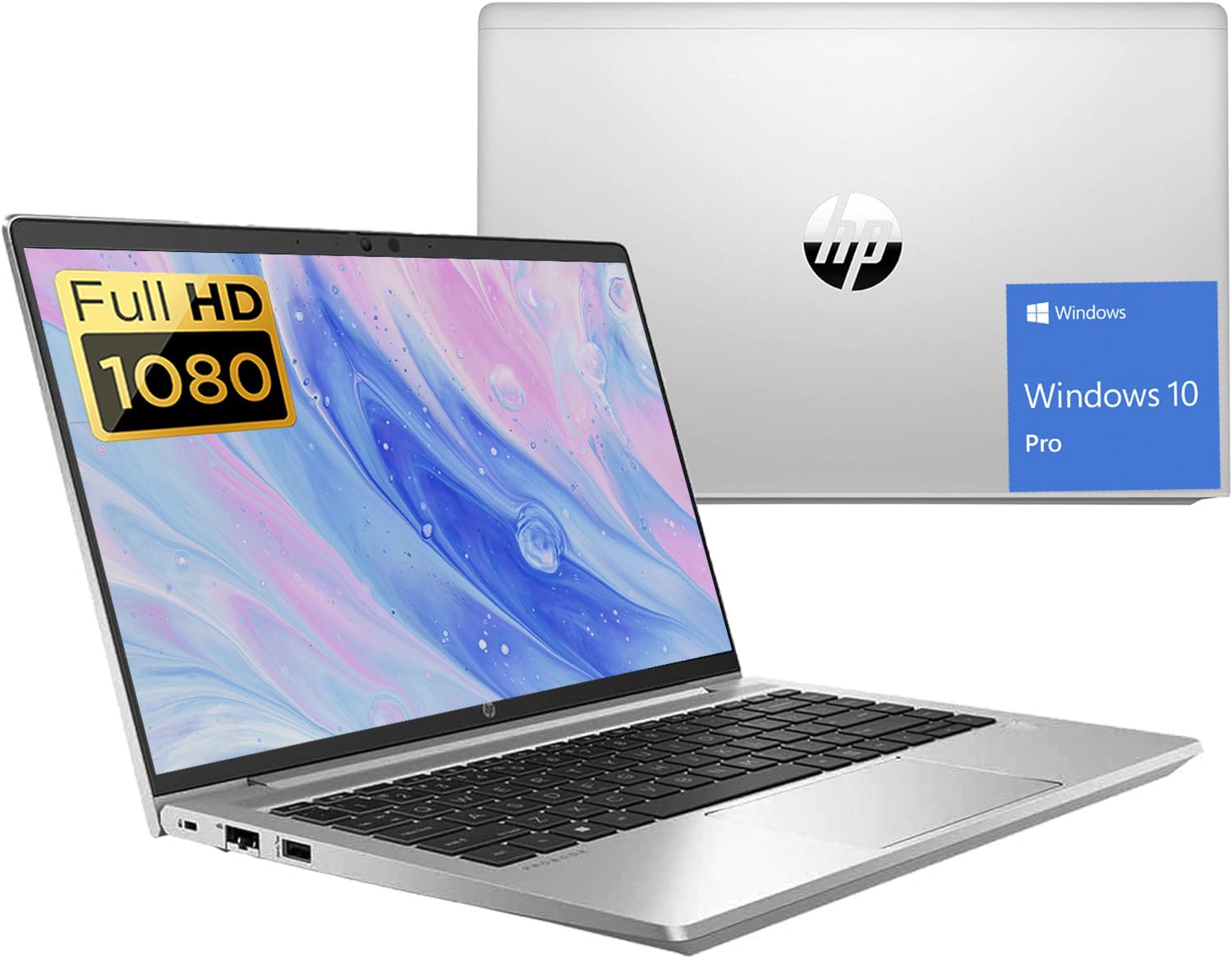 MANUFACTURER RENEWED HP PROBOOK 445 14 INCH G11 W11P - 64 R3 7335U 256GB NVME 8GB (1X8GB) DDR5 4800 14.0 WUXGA NIC WLAN BT CAM RFRBD NB PC 1 YEAR HP WARRANTY refub