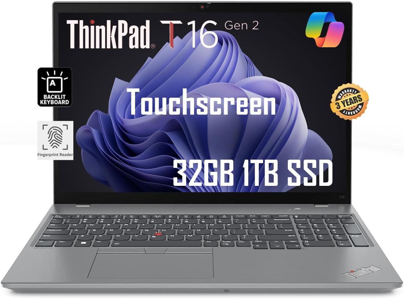 ThinkPad T16 G3 - 16", 32GB, 1TB SSD