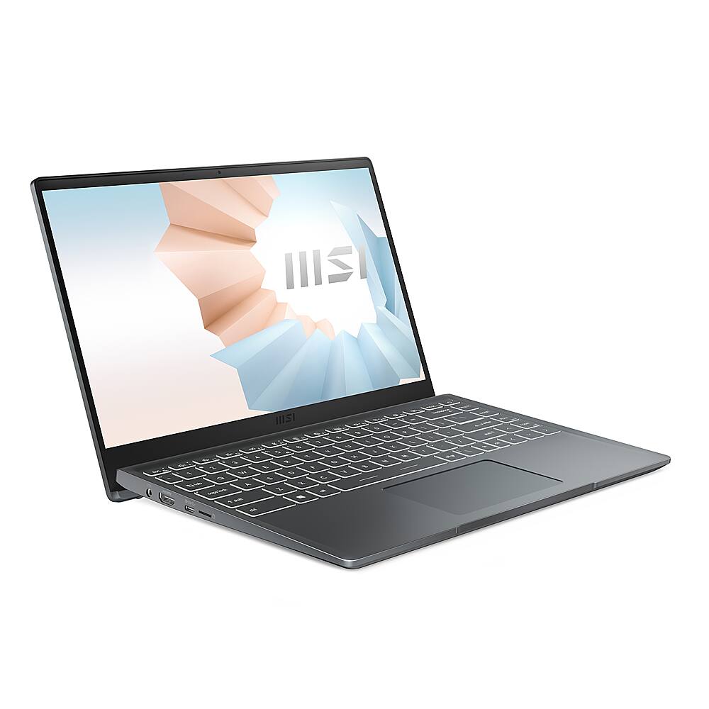 MSI Modern 14 14in Ultra Thin and Light Professional Laptop Intel Core i3-1115G4 Iris Xe 8GB 512GB NVMe SSD Win10
