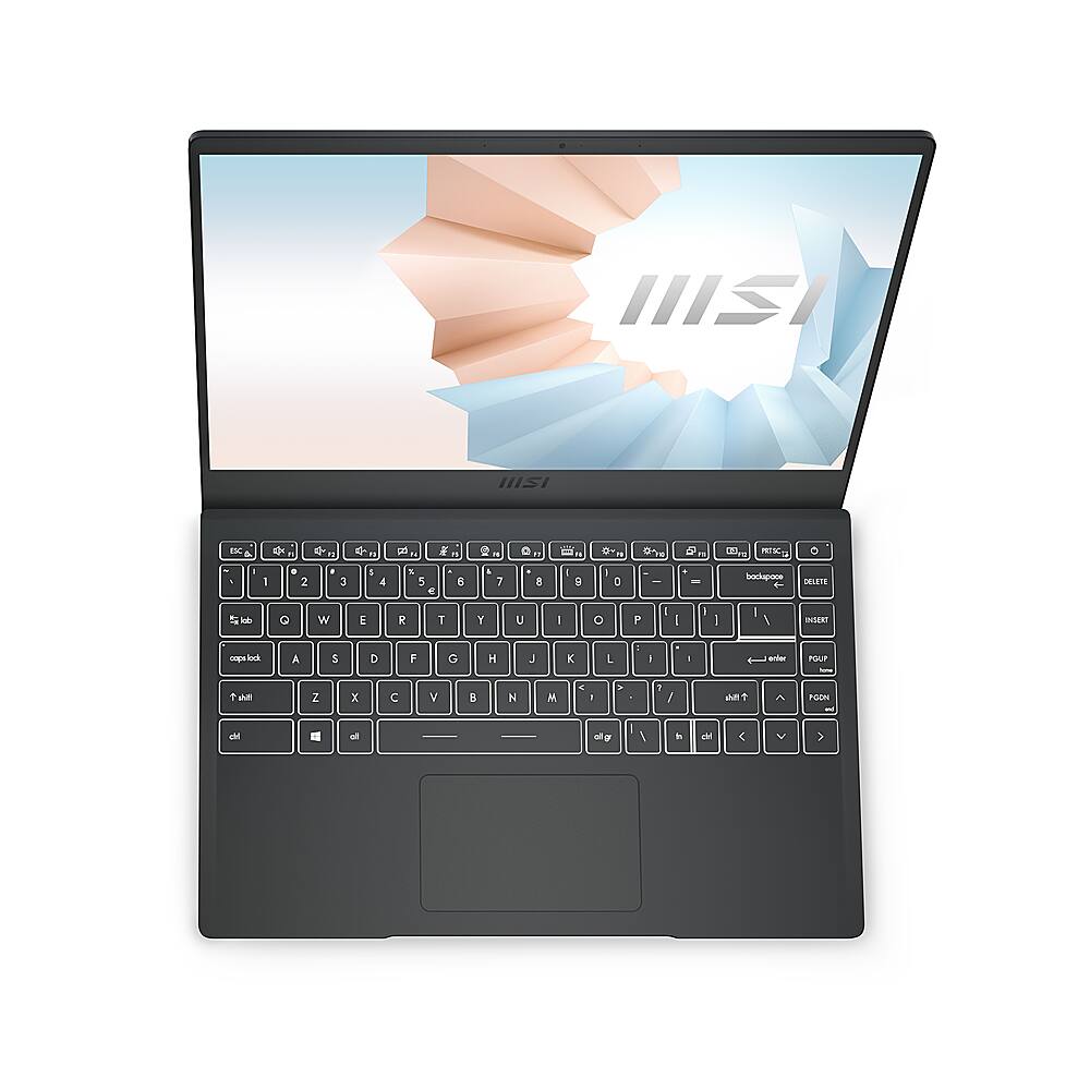 MSI Modern 14 14in Ultra Thin and Light Professional Laptop Intel Core i3-1115G4 Iris Xe 8GB 512GB NVMe SSD Win10