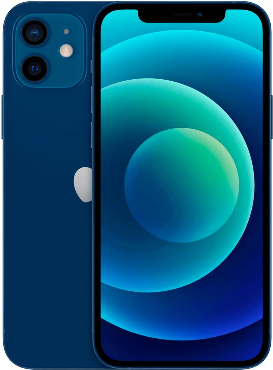 Certified Renewed Grade B (Good) Apple iPhone 12 (A2172) 64GB 6.1 - inch (2020) Blue, Unlocked, 90day Computerland Warranty Refurb