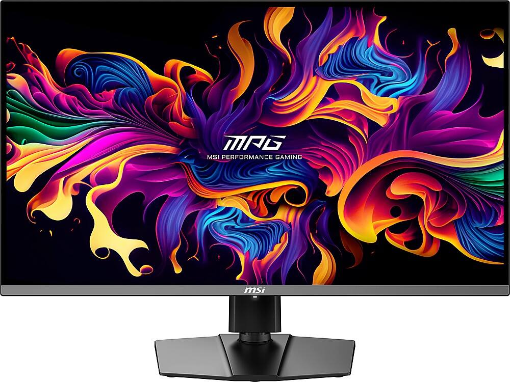 32Inch Metallic Black - OLED Panel; 3840x2160 UHD Resolution; Adaptive Sync; True Black HDR 400; 240Hz Refresh Rate; Tilt, Swivel, Height and Pivot Adjustable