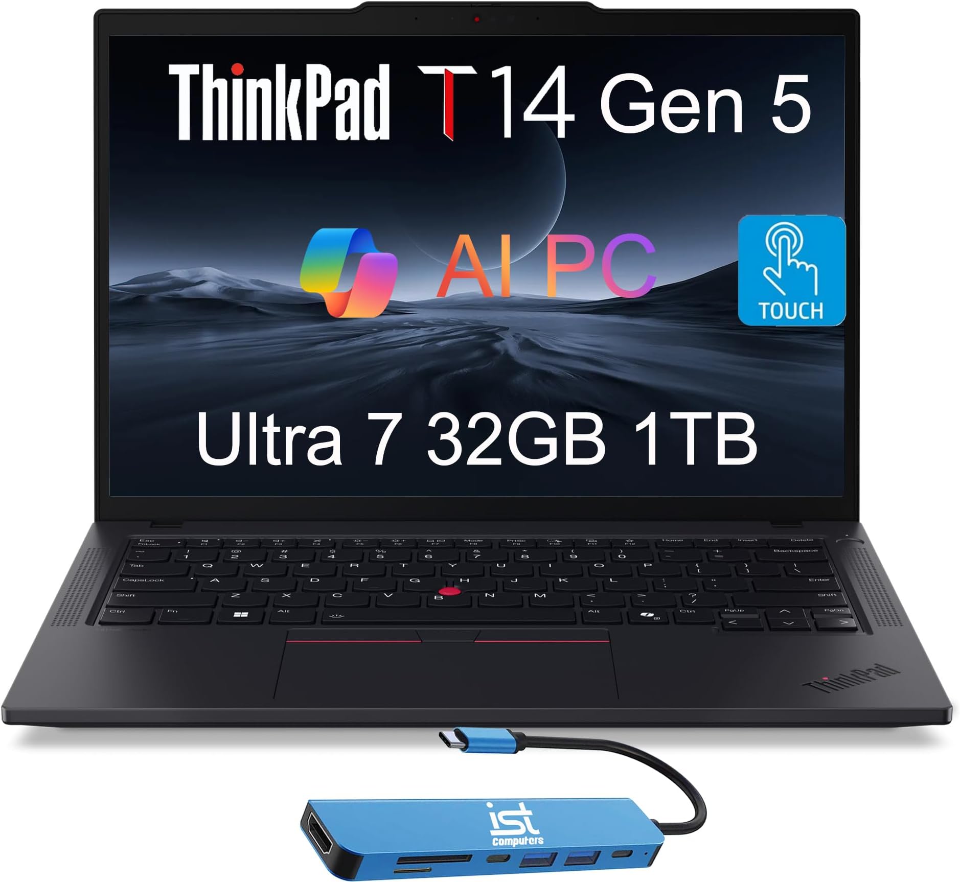 ThinkPad T14 G5 - 14", 32GB, 512GB SSD