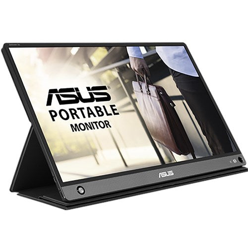 ASUS ZenScreen MB16ACE 15.6Inch Portable USB Type-C Monitor Full HD (1920 x 1080) IPS Eye Care with Lite Smart Case External screen for laptop