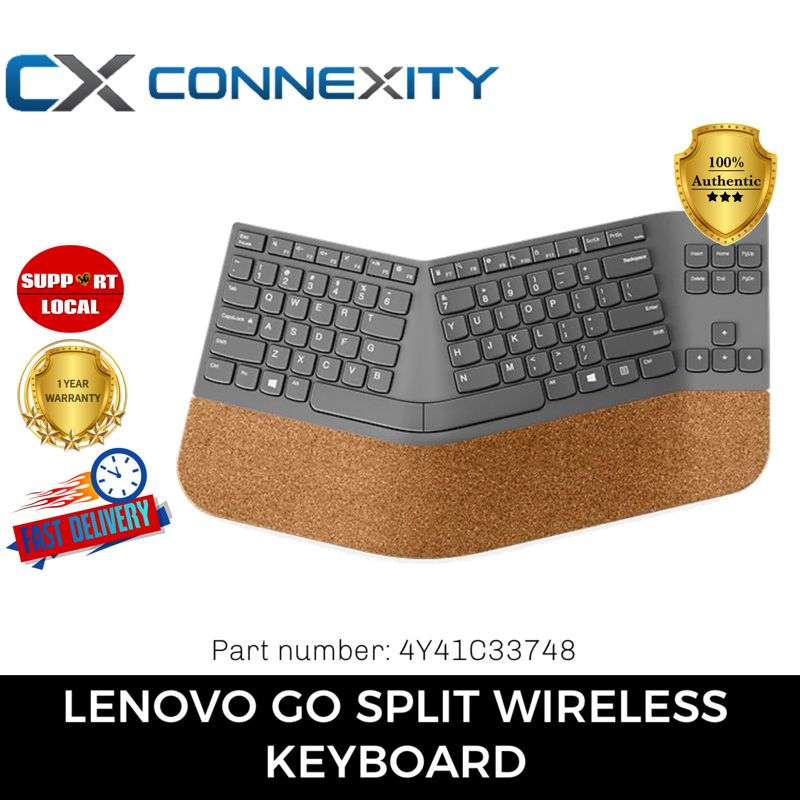 Lenovo Go Wireless Split Keyboard - US English