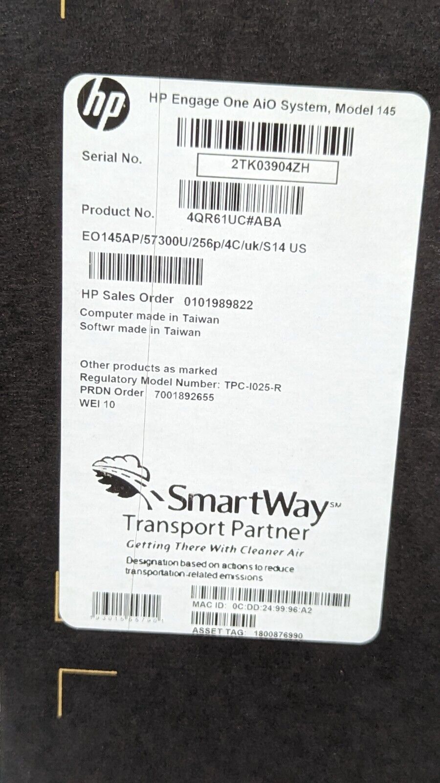 HP Engage 16t - 15.6Inch