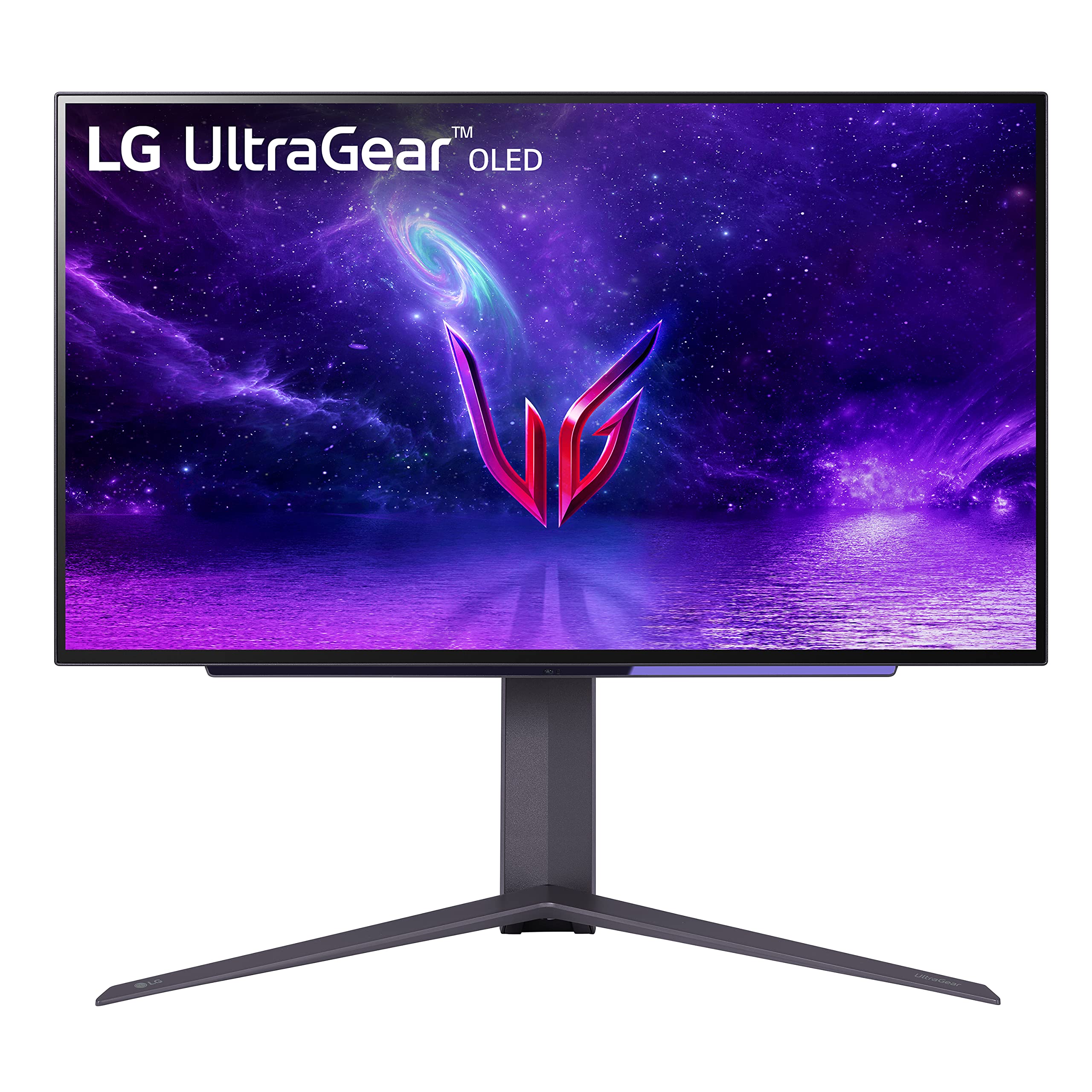 27Inch Metallic Black - OLED Panel; 2560x1440 QHD Resolution; Adaptive Sync; True Black HDR 400; 360Hz Refresh Rate; Tilt, Swivel, Height and Pivot Adjustable