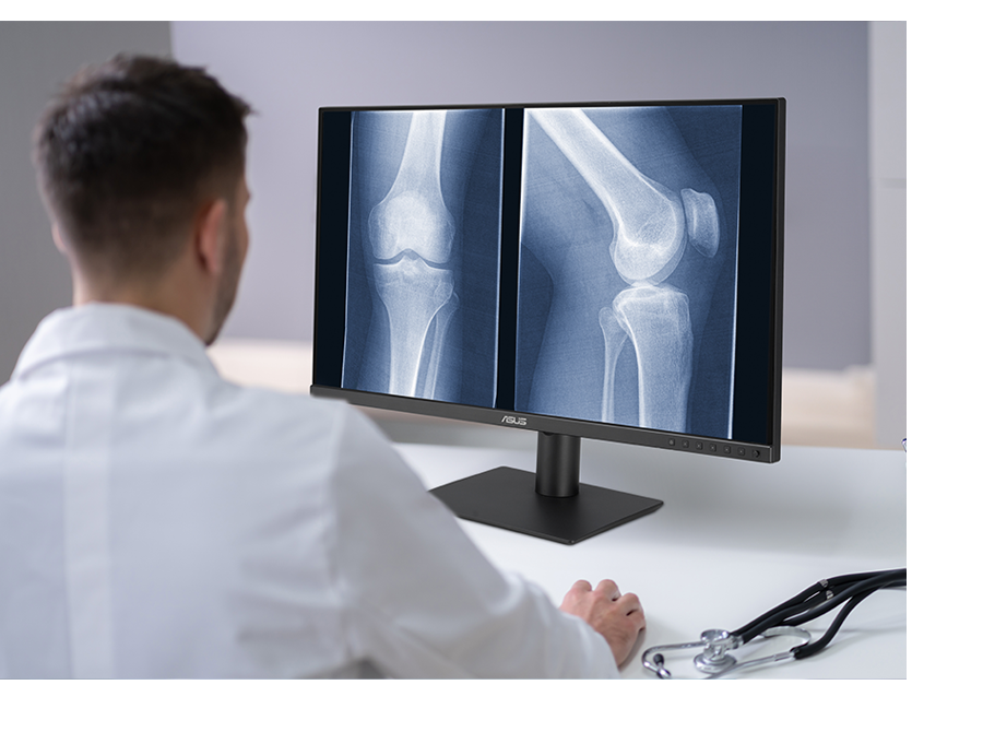 ASUS 27Inch 1440P HealthCare Monitor (HA2741A) 3.6MP (2560 x 1440), IPS, Anti - glare, DICOM Part 14 GSDF, Auto Calibration, USB, C, HDMI, DisplayPort Daisy, chain, Ergonomic Stand, 3 year warranty