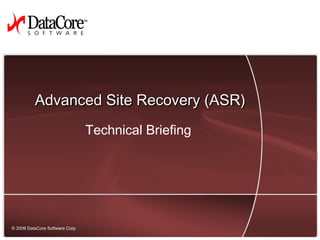 Datacore - SANSYMPHONY-V ADVANCED SITE RECOVERY REG