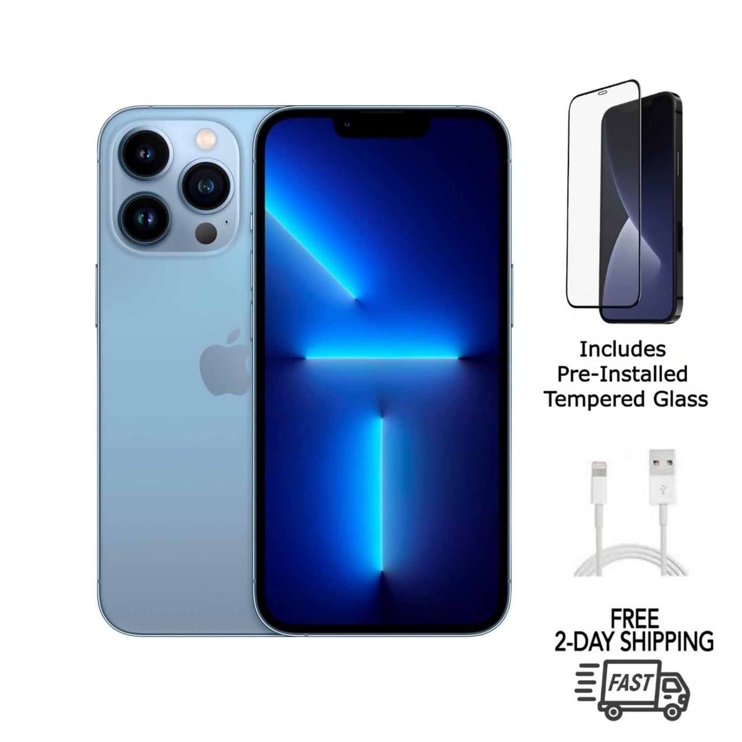 Certified Renewed Grade B (Good) Apple iPhone 13 Pro (A2483) 128GB 6.1 - inch (2021) Graphite, Unlocked, 90day Computerland Warranty Refurb