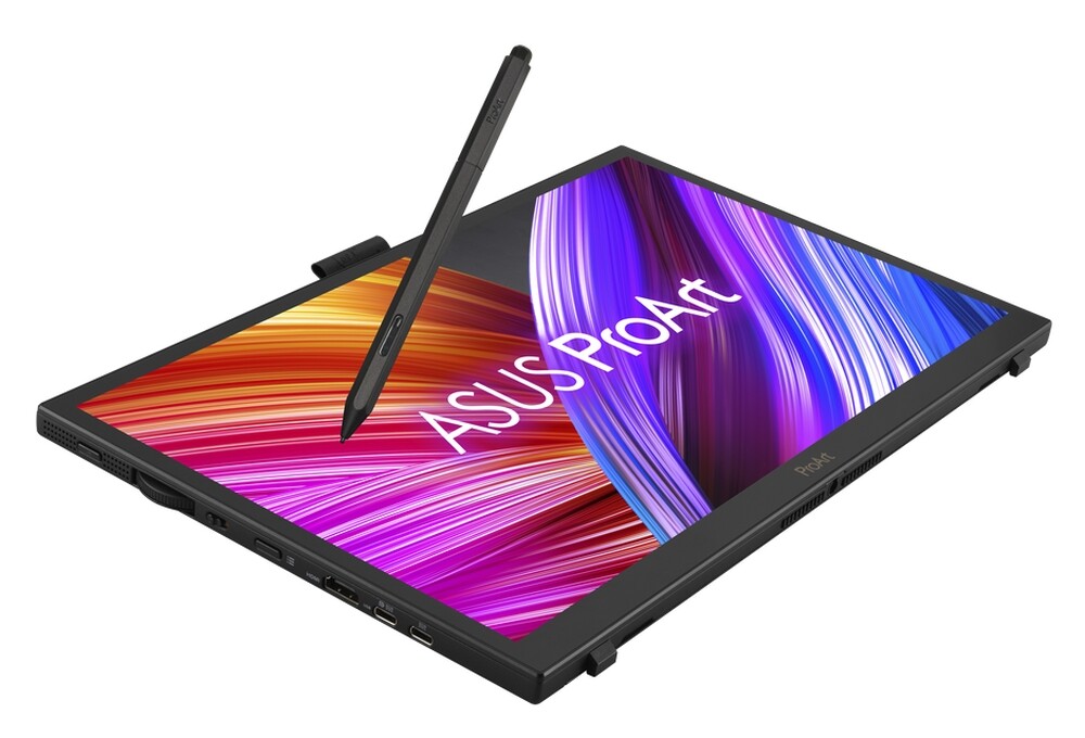 ASUS ProArt Display 15.6Inch, 4K Pen Display (PA169CDV), IPS, UHD (3840 x 2160), WACOM FEEL EMR, 100% sRGB, Calman Verified, PANTONE Validated, Speakers, USB - C, 10, point Touch, ASUS Dial, 3 year warranty
