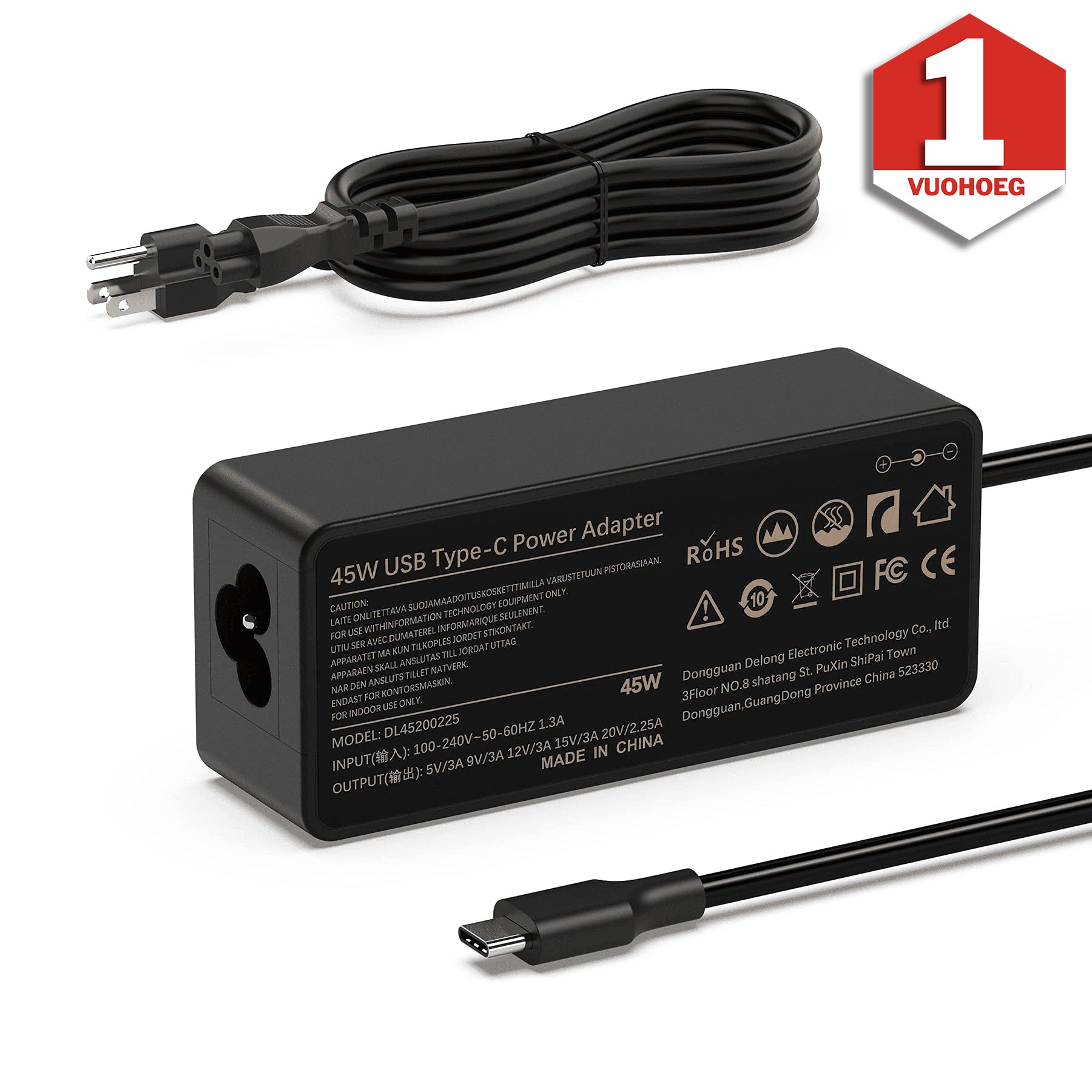 Lenovo USB - C 45W AC Adapter(UL)