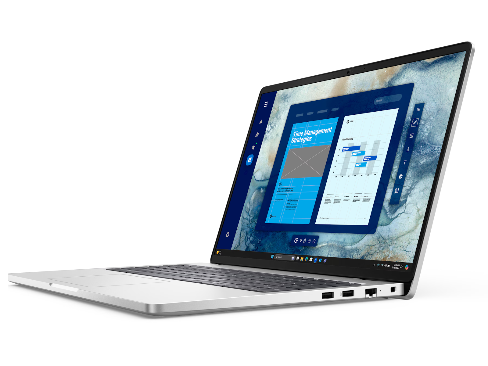 SPL Dell Pro 16 PC16250 CORE_i7_150U, 16 GB: 1 x 16 GB, DDR5, 512 GB SSD, 16IN, Non - Touch, FHD+, 300 nit, 45% NTSC, Anti, Glare, FHD+IR Cam, Integrated 3, cell, 55 Wh, ,65W AC adapter, USB Type