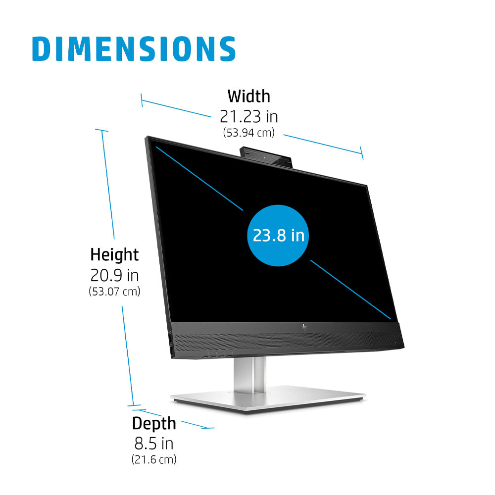 MANUFACTURER RENEWED HP E24MV G4 CONFERENCING DISPLAY 23.8 INCH IPS