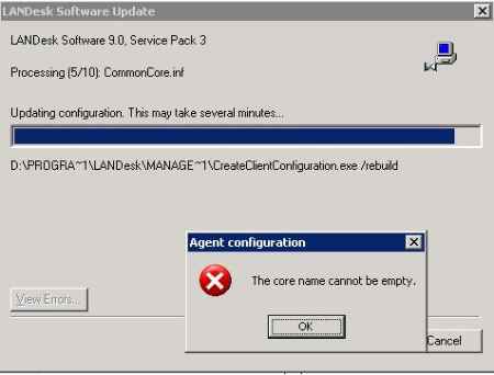 LANDESK Management Suite Maintenance