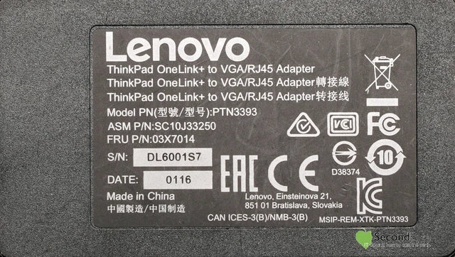 ThinkPad OneLink+ to - 45"