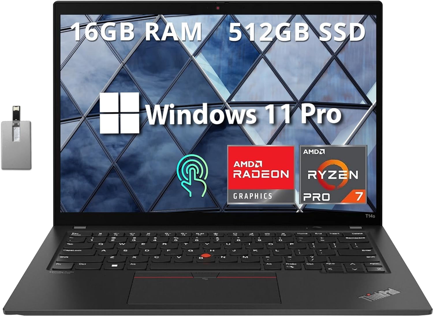 ThinkPad T14s G3 - 14", 16GB, 512GB SSD