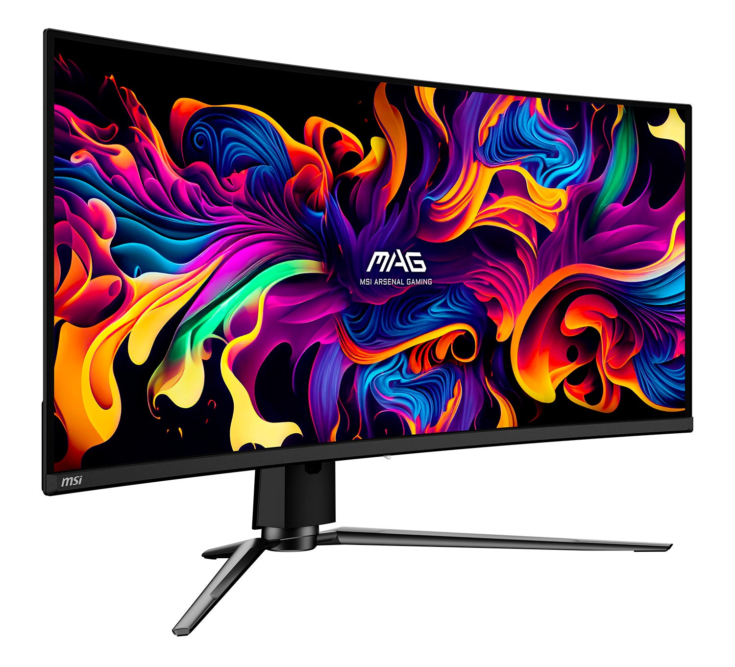 MSI MAG 341CQP QD - OLED CURVED GAMING MONITOR FEATURES A 34Inch UWQHD (3440 X 1440) QD