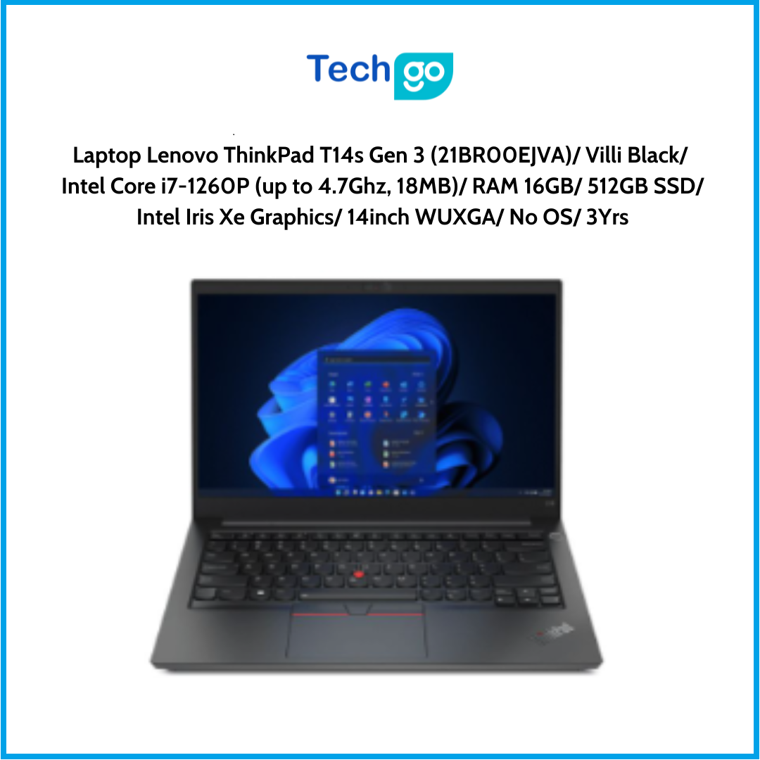 ThinkPad T14s G3 - 14", 16GB, 512GB SSD