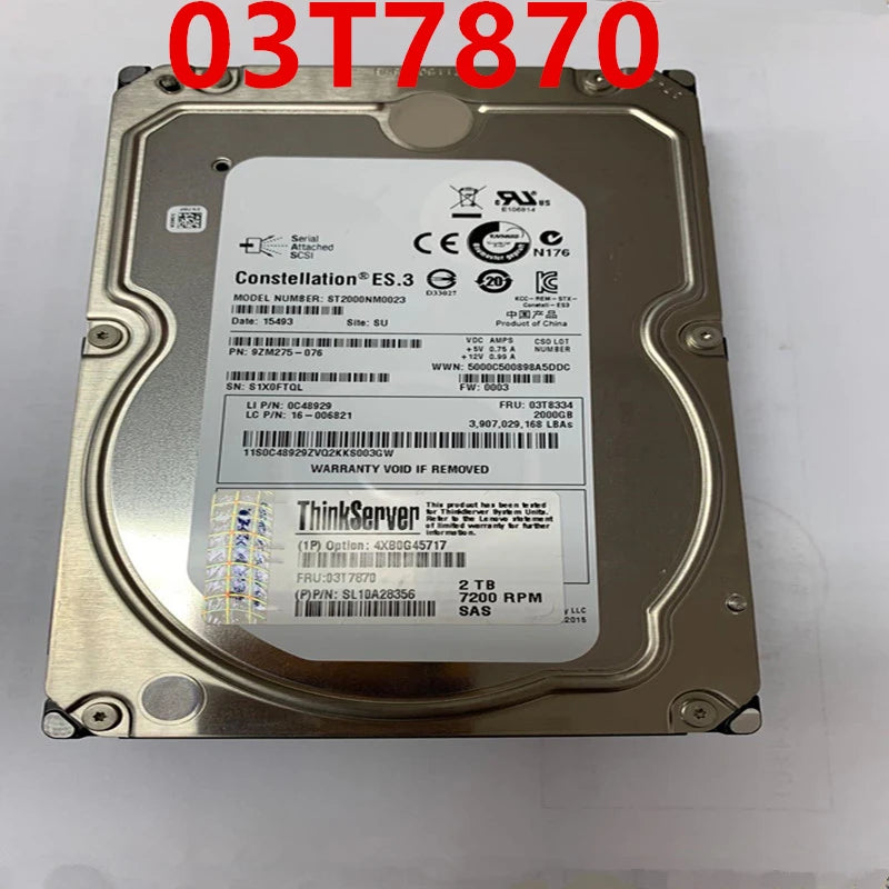 ThinkCentre 1TB 7200rpm SATA 7mm 2.5'' Hard Drive